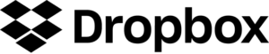logo Dropbox noir