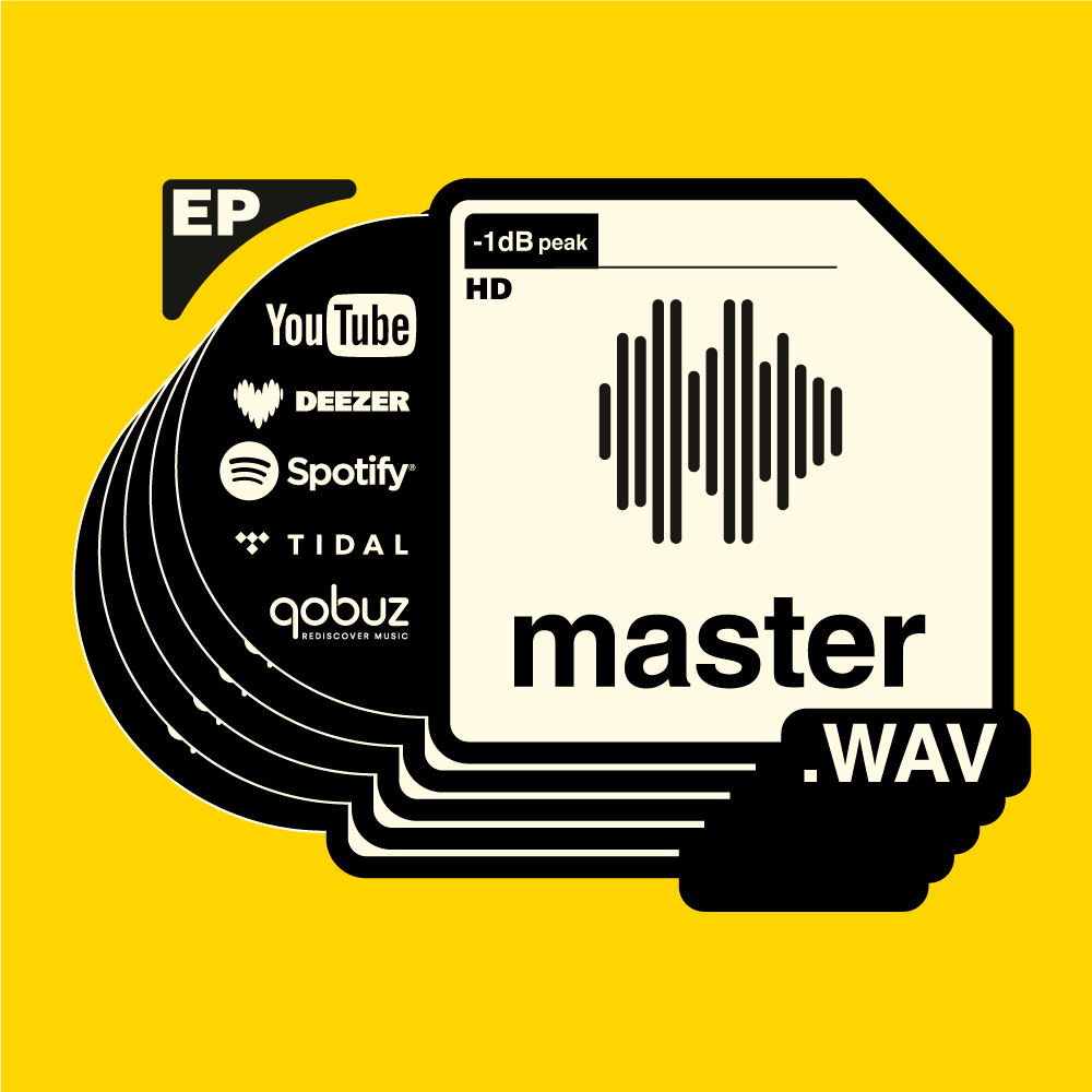 Text - EP mastering streaming 24bit distribution digitale