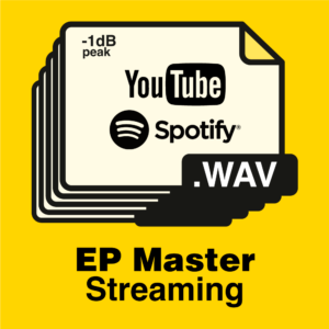 Text - EP mastering streaming 24bit distribution digitale
