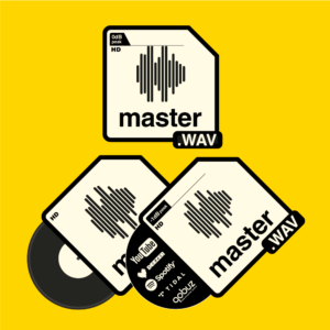 Text - Mastering .wav 24bit + master distribution digitale + master vinyle